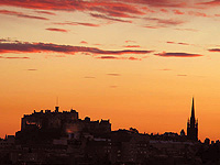 Edinburgh sunset